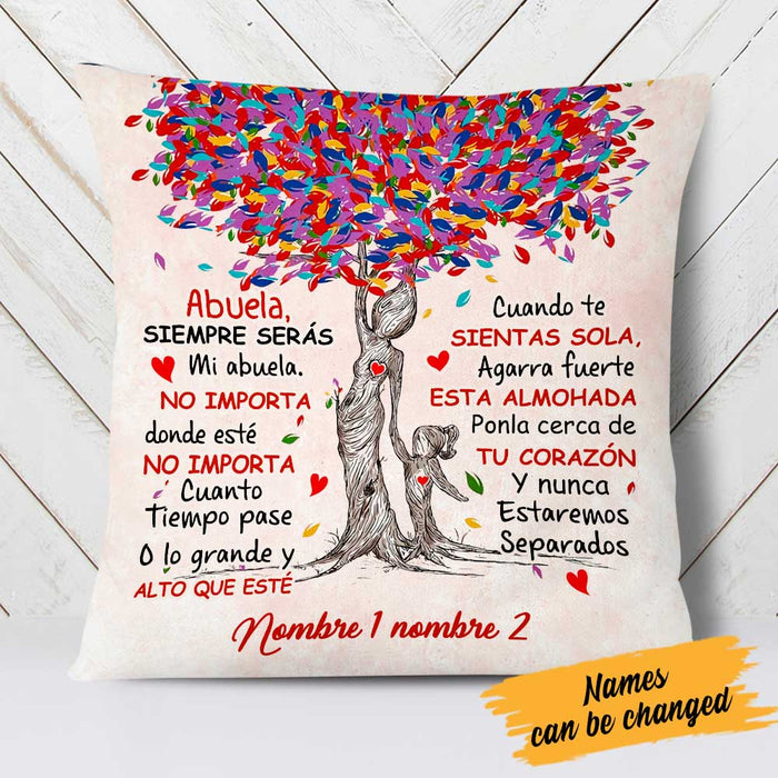 Personalized Spanish Mom Grandma Daughter Granddaughter Canvas Pillow DB281 26O23 1