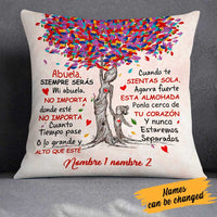 Personalized Spanish Mom Grandma Daughter Granddaughter Canvas Pillow DB281 26O23 thumb 1