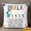 Personalized Spanish Mom Grandma Pillow DB283 30O57 1