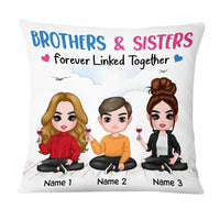 Personalized Family Icon Brother Sister Pillow DB284 30O47 thumb 1