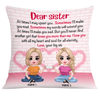 Personalized Family Icon Sisters Pillow DB281 95O24 1