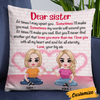 Personalized Family Icon Sisters Pillow DB281 95O24 1