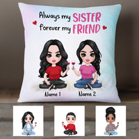 Personalized Family Icon Brother Sister Pillow DB285 30O36 thumb 1