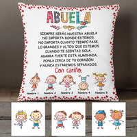 Personalized Granddaughter Grandson To Spanish Grandma Pillow DB281 23O53 thumb 1