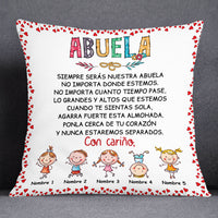 Personalized Granddaughter Grandson To Spanish Grandma Pillow DB281 23O53 thumb 1