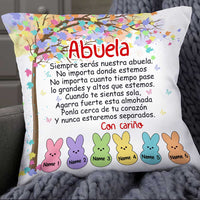Personalized Daughter Granddaughter Son Grandson To Spanish Mom Grandma Pillow DB282 23O34 thumb 1