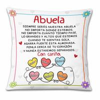 Personalized Granddaughter To Spanish Grandma Pillow DB283 23O23 thumb 1
