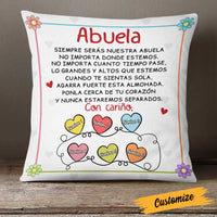 Personalized Granddaughter To Spanish Grandma Pillow DB283 23O23 thumb 1
