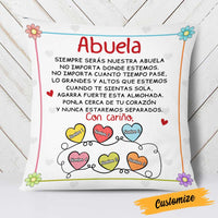 Personalized Granddaughter To Spanish Grandma Pillow DB283 23O23 thumb 1