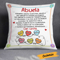 Personalized Granddaughter To Spanish Grandma Pillow DB283 23O23 thumb 1