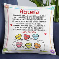 Personalized Granddaughter To Spanish Grandma Pillow DB283 23O23 thumb 1