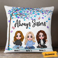 Personalized Family Icon Sisters Pillow DB286 23O57 thumb 1