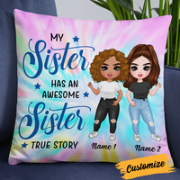 Personalized Family Icon Sisters Pillow DB285 23O24 thumb 1