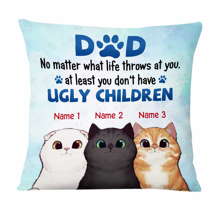 Personalized Cat Dad Beautiful Children Pillow DB286 95O47 1