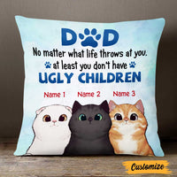 Personalized Cat Dad Beautiful Children Pillow DB286 95O47 thumb 1