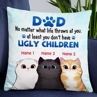 Personalized Cat Dad Beautiful Children Pillow DB286 95O47 thumb 1
