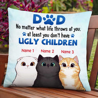 Personalized Cat Dad Beautiful Children Pillow DB286 95O47 thumb 1