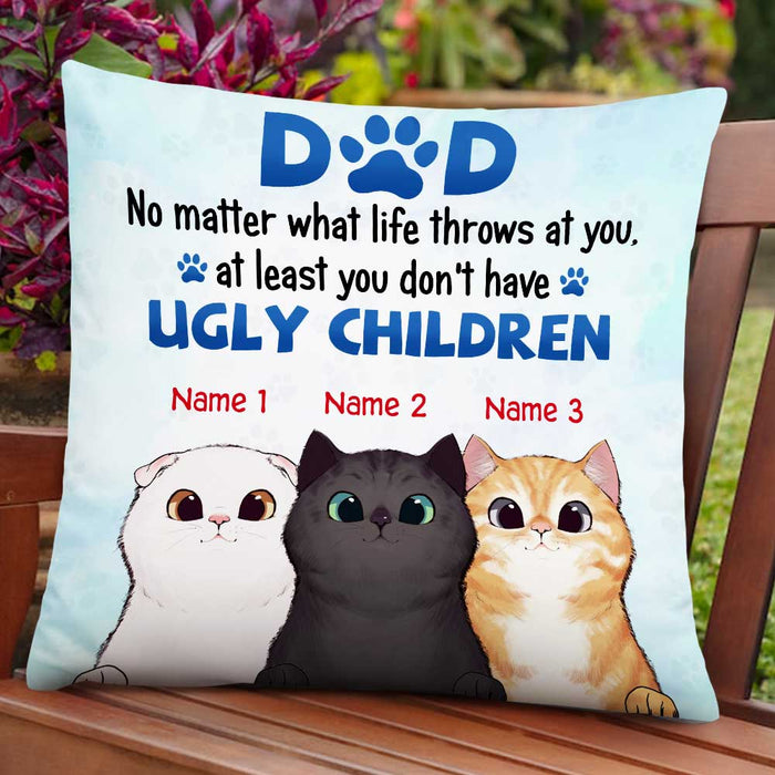 Personalized Cat Dad Beautiful Children Pillow DB286 95O47 1