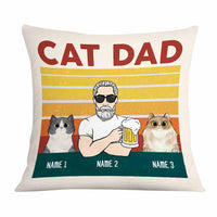 Personalized Cat Dad Pillow DB287 95O26 thumb 1
