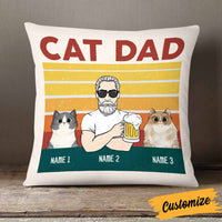 Personalized Cat Dad Pillow DB287 95O26 thumb 1