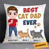 Personalized Cat Dad Pillow DB286 30O34 1
