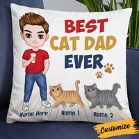 Personalized Cat Dad Pillow DB286 30O34 thumb 1