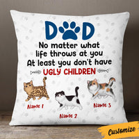 Personalized Cat Dad Pillow DB282 26O36 thumb 1
