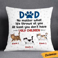 Personalized Cat Dad Pillow DB282 26O36 thumb 1