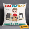 Personalized Cat Dad Pillow DB283 26O58 1