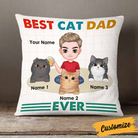 Personalized Cat Dad Pillow DB283 26O58 thumb 1