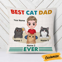 Personalized Cat Dad Pillow DB283 26O58 thumb 1