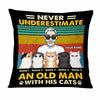 Personalized Cat Dad Pillow DB284 26O47 1
