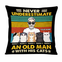 Personalized Cat Dad Pillow DB284 26O47 thumb 1