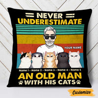 Personalized Cat Dad Pillow DB284 26O47 thumb 1