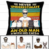 Personalized Cat Dad Pillow DB284 26O47 1