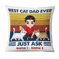 Personalized Cat Dad Pillow DB288 30O47 thumb 1
