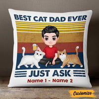 Personalized Cat Dad Pillow DB288 30O47 thumb 1