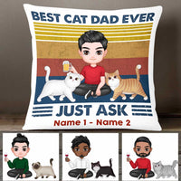 Personalized Cat Dad Pillow DB288 30O47 thumb 1