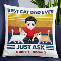 Personalized Cat Dad Pillow DB288 30O47 thumb 1