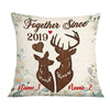 Personalized Hunting Deer Couple Pillow DB2810 30O36 1