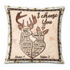 Personalized Hunting Deer Couple Pillow DB2811 30O23 1