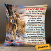 Personalized Hunting Deer Couple Pillow DB287 23O53 1