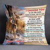 Personalized Hunting Deer Couple Pillow DB287 23O53 1