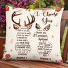 Personalized Hunting Deer Couple Pillow DB288 23O47 1