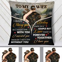 Personalized Hunting Deer Couple Pillow DB289 23O34 thumb 1