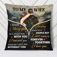 Personalized Hunting Deer Couple Pillow DB289 23O34 thumb 1