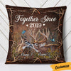 Personalized Hunting Deer Couple Pillow DB291 30O36 1