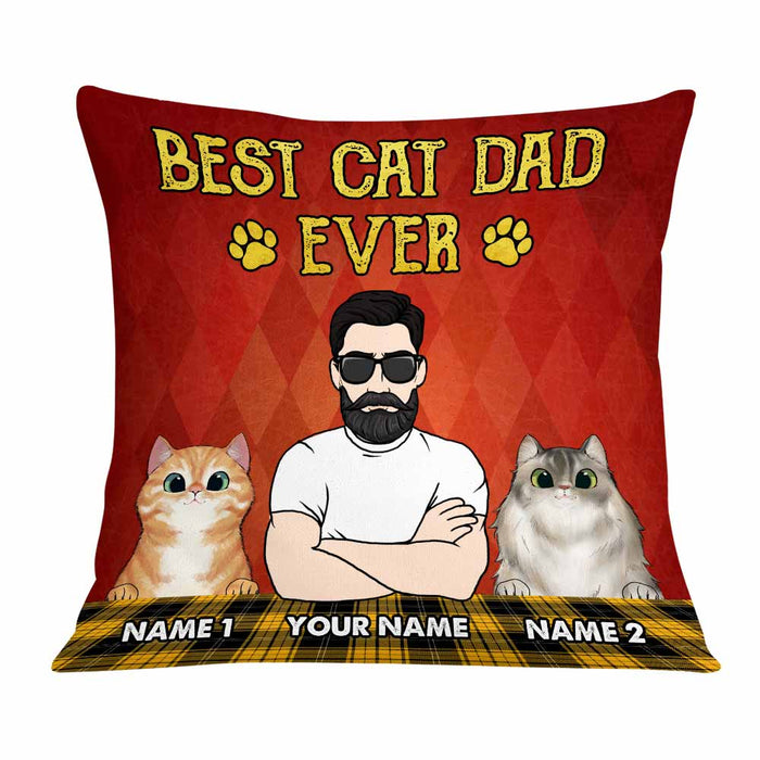 Personalized Cat Dad Pillow DB293 23O58 1