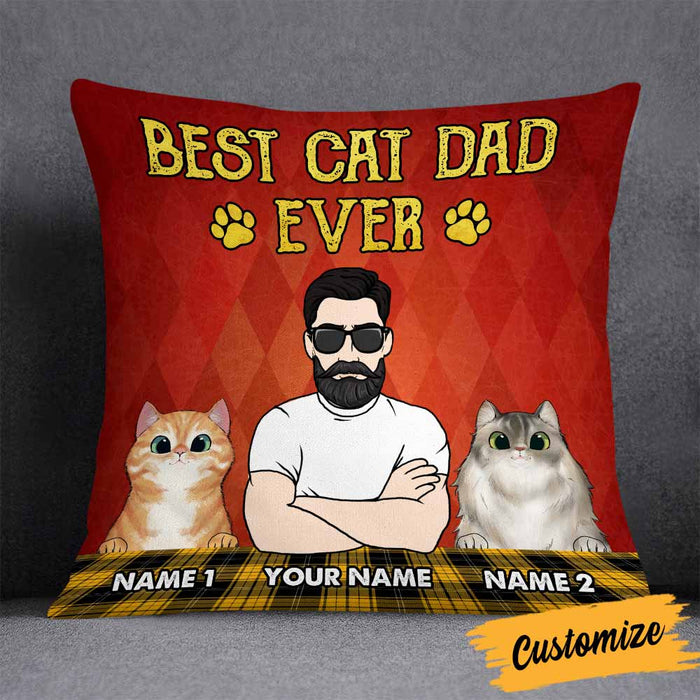 Personalized Cat Dad Pillow DB293 23O58 1