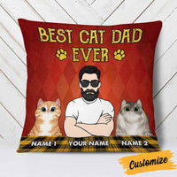 Personalized Cat Dad Pillow DB293 23O58 thumb 1